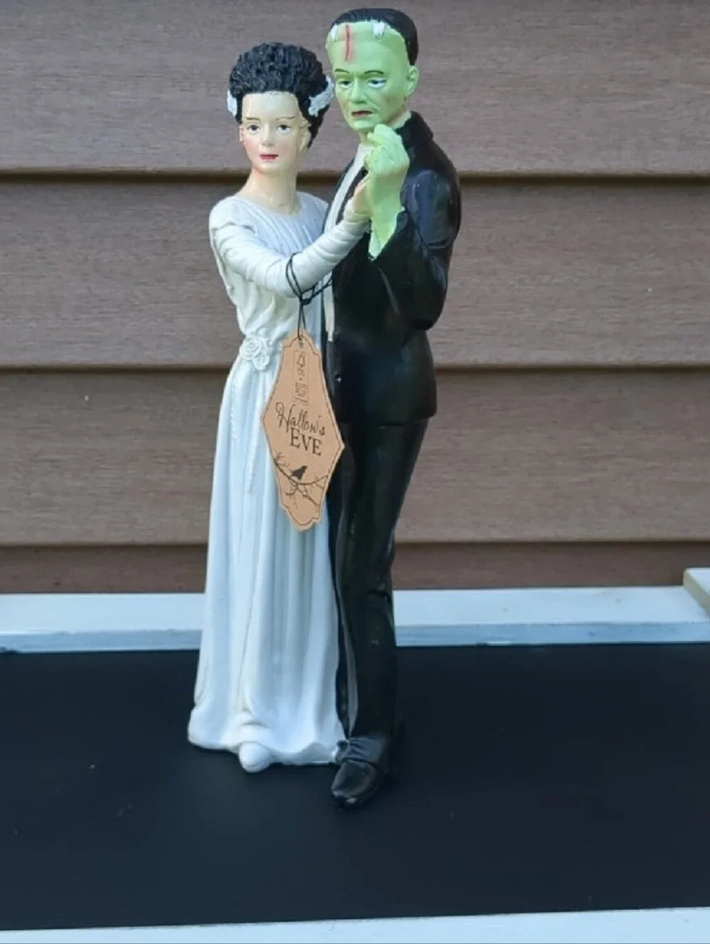 Frankenstein And Bride Dancing Couple Figurine Hallows Eve Martha Stewart 12